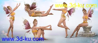 3D打印模型Z Ultimate Fairy Pose Collection for Genesis 3 and 8 Female的图片