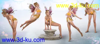 3D打印模型Z Ultimate Fairy Pose Collection for Genesis 3 and 8 Female的图片