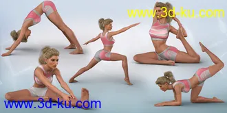 3D打印模型Z Utility Series - Fitness Exercise - Poses and Partials for Genesis 3 and 8 Female的图片