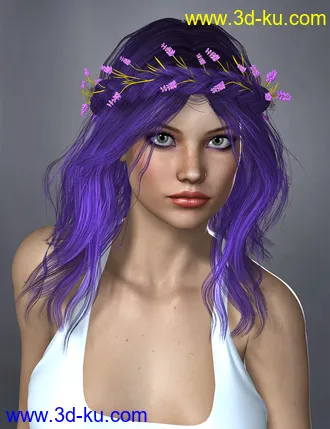 3D打印模型Zea Hair Colors and Wreath的图片