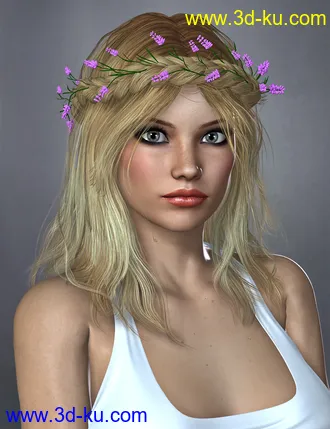 3D打印模型Zea Hair Colors and Wreath的图片