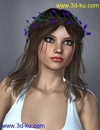 3D打印模型Zea Hair Colors and Wreath的图片