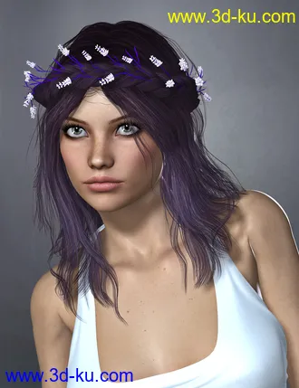 3D打印模型Zea Hair Colors and Wreath的图片