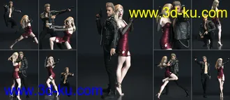 3D打印模型101 Series - Soldier of Fortune Poses and Prop for Genesis 8的图片