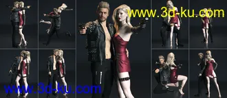 3D打印模型101 Series - Soldier of Fortune Poses and Prop for Genesis 8的图片