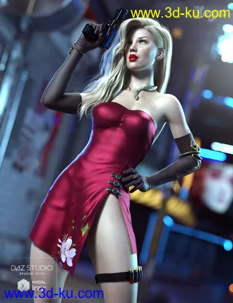 3D打印模型101 Series - Soldier of Fortune Poses and Prop for Genesis 8的图片
