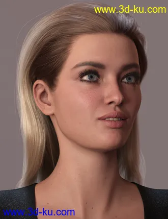 2021-04 Hair for Genesis 8 and 8.1 Females模型的图片1