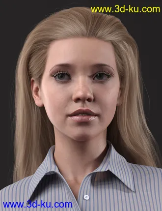 2021-04 Hair for Genesis 8 and 8.1 Females模型的图片11