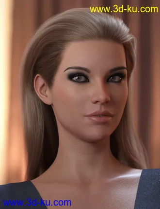3D打印模型2021-04 Hair for Genesis 8 and 8.1 Females的图片