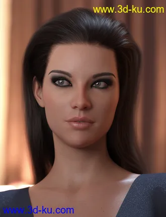 3D打印模型2021-04 Hair for Genesis 8 and 8.1 Females的图片