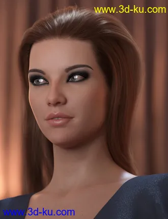 3D打印模型2021-04 Hair for Genesis 8 and 8.1 Females的图片