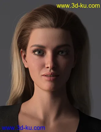 3D打印模型2021-04 Hair for Genesis 8 and 8.1 Females的图片