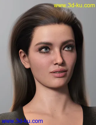 3D打印模型2021-04 Hair for Genesis 8 and 8.1 Females的图片
