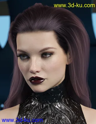 3D打印模型2021-04 Hair for Genesis 8 and 8.1 Females的图片