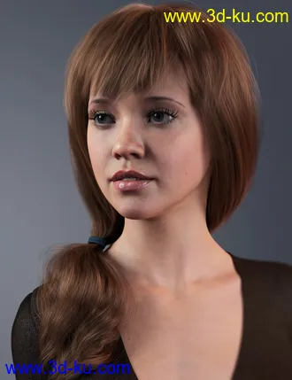 3D打印模型2021-05 Hair for Genesis 8 and 8.1 Females的图片