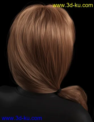 3D打印模型2021-05 Hair for Genesis 8 and 8.1 Females的图片
