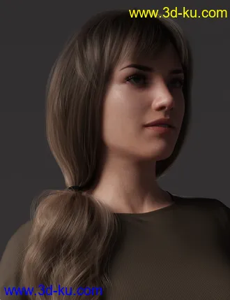 3D打印模型2021-05 Hair for Genesis 8 and 8.1 Females的图片