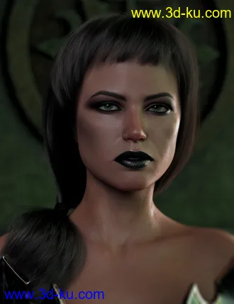 3D打印模型2021-05 Hair for Genesis 8 and 8.1 Females的图片