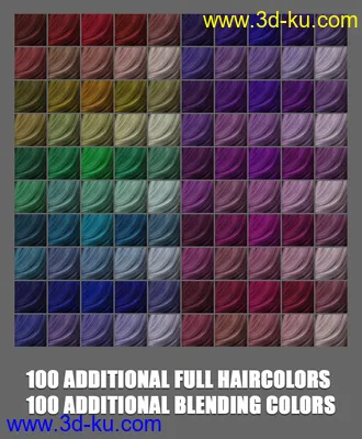 3D打印模型2021-05 Hair Texture Expansion的图片