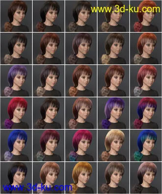 3D打印模型2021-05 Hair Texture Expansion的图片