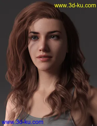 3D打印模型2021-09 Hair for Genesis 8 and 8.1 Females的图片