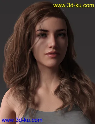 2021-09 Hair for Genesis 8 and 8.1 Females模型的图片3