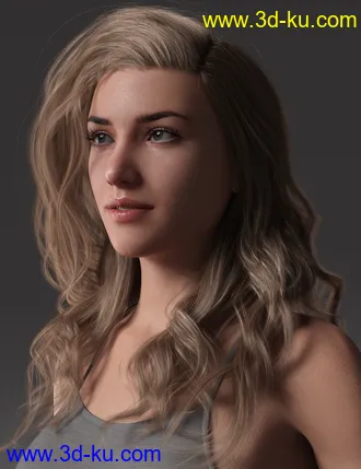 3D打印模型2021-09 Hair for Genesis 8 and 8.1 Females的图片