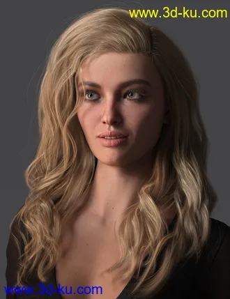 3D打印模型2021-09 Hair for Genesis 8 and 8.1 Females的图片