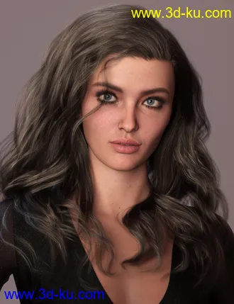 3D打印模型2021-09 Hair for Genesis 8 and 8.1 Females的图片