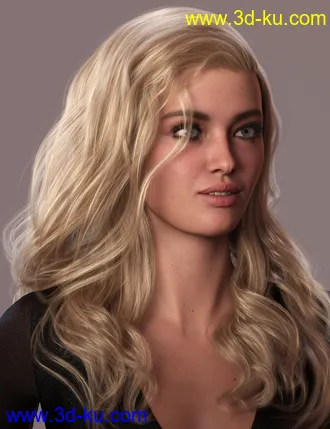 3D打印模型2021-09 Hair for Genesis 8 and 8.1 Females的图片