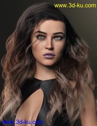 3D打印模型2021-09 Hair for Genesis 8 and 8.1 Females的图片