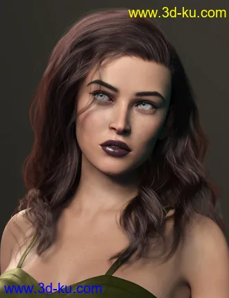 3D打印模型2021-09 Hair for Genesis 8 and 8.1 Females的图片