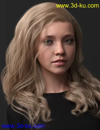 3D打印模型2021-09 Hair for Genesis 8 and 8.1 Females的图片