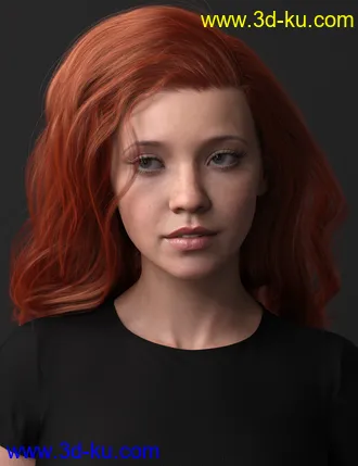 3D打印模型2021-09 Hair for Genesis 8 and 8.1 Females的图片