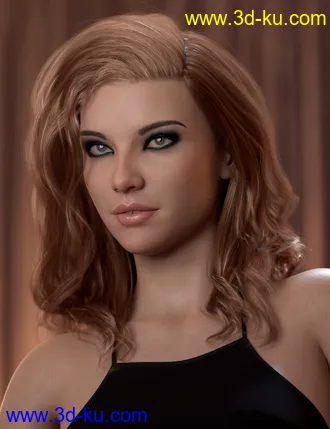 3D打印模型2021-09 Hair for Genesis 8 and 8.1 Females的图片