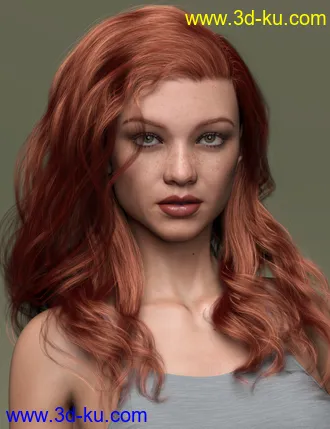 3D打印模型2021-09 Hair for Genesis 8 and 8.1 Females的图片