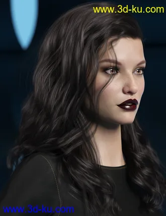 3D打印模型2021-09 Hair for Genesis 8 and 8.1 Females的图片