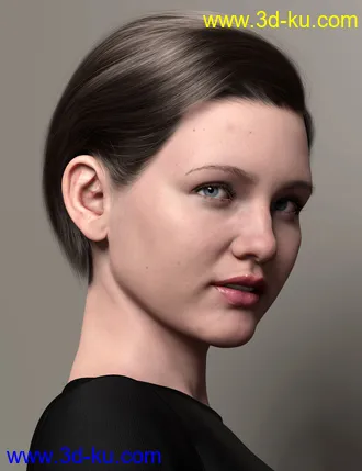 3D打印模型2021-10 Hair for Genesis 8 and 8.1的图片