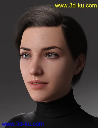 3D打印模型2021-10 Hair for Genesis 8 and 8.1的图片