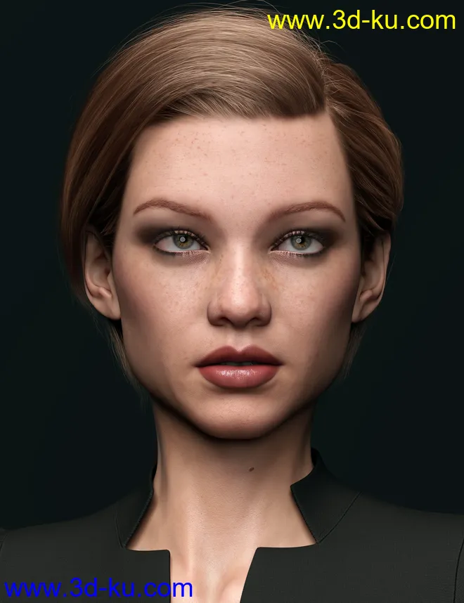 2021-10 Hair for Genesis 8 and 8.1模型的图片7
