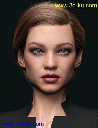 3D打印模型2021-10 Hair for Genesis 8 and 8.1的图片
