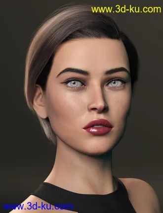 3D打印模型2021-10 Hair for Genesis 8 and 8.1的图片