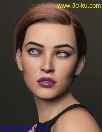 3D打印模型2021-10 Hair for Genesis 8 and 8.1的图片