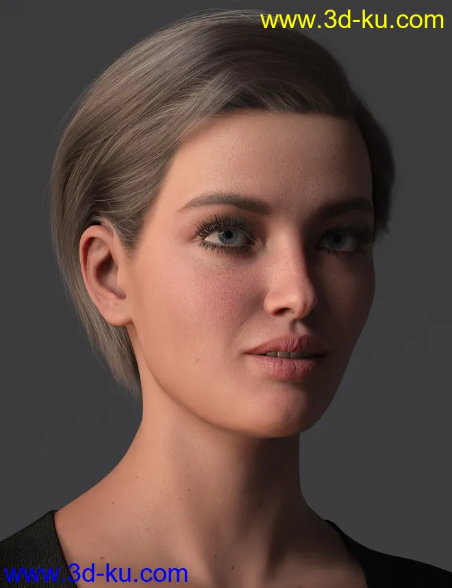 2021-10 Hair for Genesis 8 and 8.1模型的图片12
