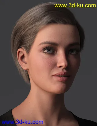 3D打印模型2021-10 Hair for Genesis 8 and 8.1的图片