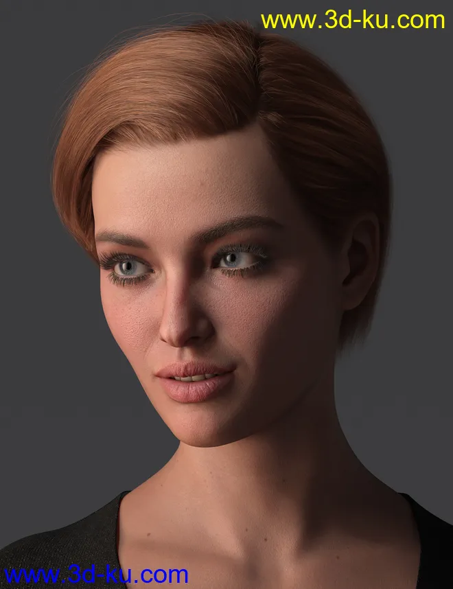 2021-10 Hair for Genesis 8 and 8.1模型的图片13