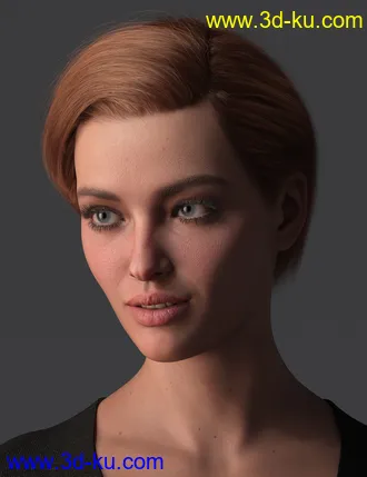 3D打印模型2021-10 Hair for Genesis 8 and 8.1的图片