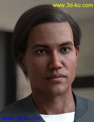 3D打印模型2021-10 Hair for Genesis 8 and 8.1的图片