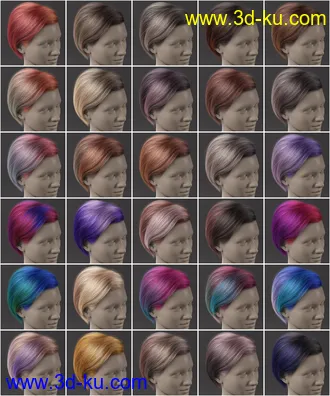 3D打印模型2021-10 Hair Texture Expansion的图片