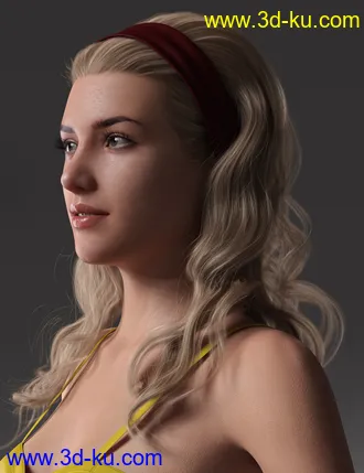 3D打印模型2021-11 Hair for Genesis 8 and 8.1 Females的图片
